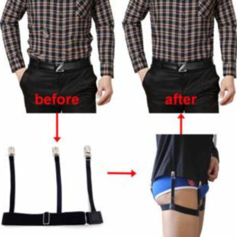 Unisex Adjustable Shirt Garters for a Neat and Professional Look