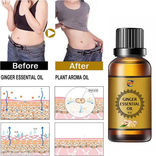 Natural Belly Drainage Ginger Oil