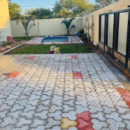 DIY Patio Paving Mold YT