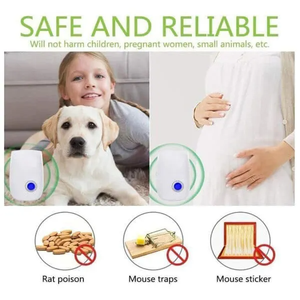 2024 Upgraded Pest Control Ultrasonic Repellent