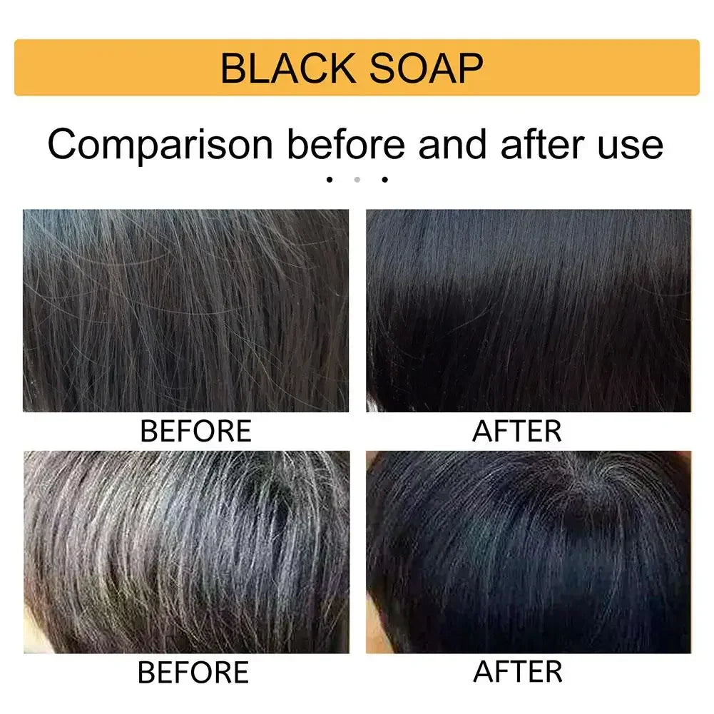 Hair darkening Soap shampoo