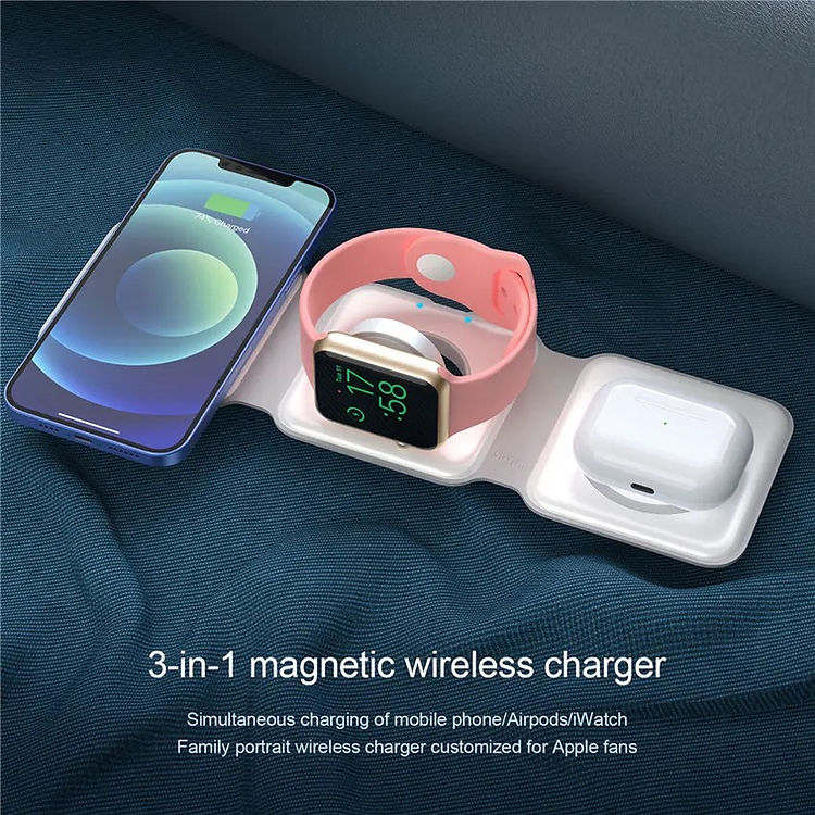 3 in 1 Magnetic Wireless charger station