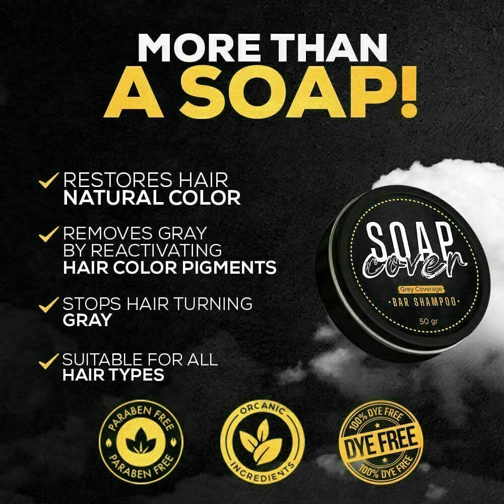 Hair Darkening Soap Shampoo-